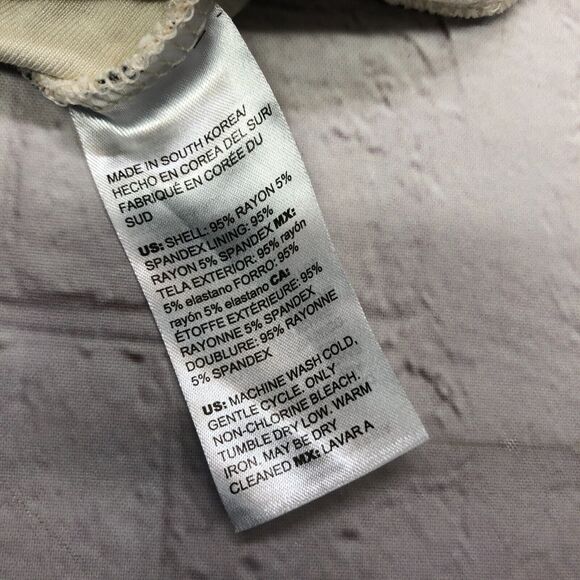 Chico's Women 3/4 Sleeve Animal Prints Blouse Top Shirt Size 1 US Medium B272 -9 - Picture 7 of 12